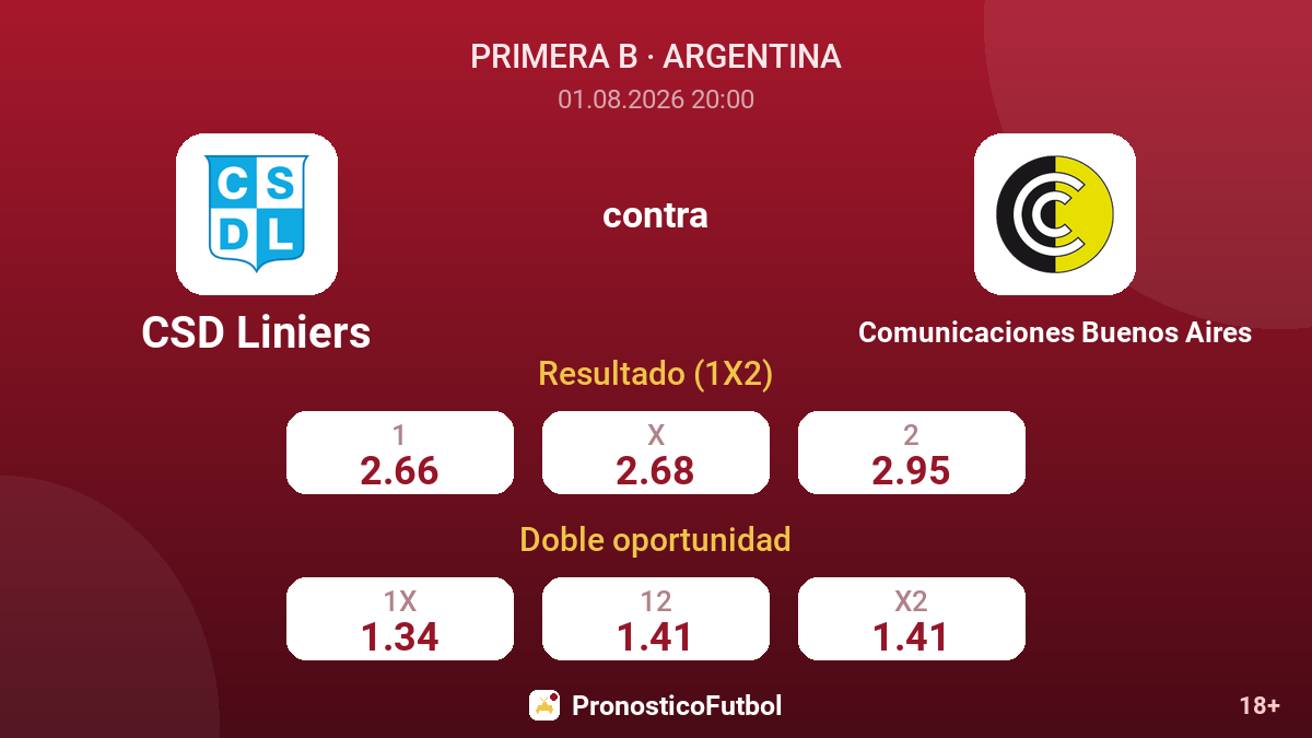 CSD Liniers contra Comunicaciones Buenos Aires — cuotas