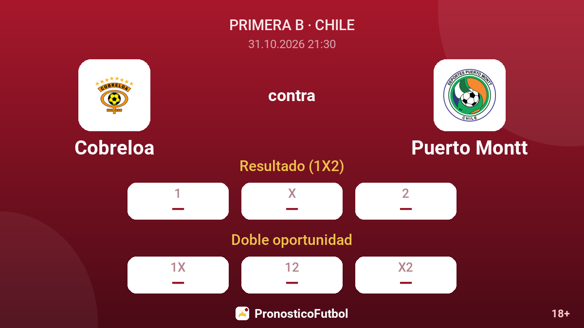 Cobreloa - Puerto Montt — cuotas