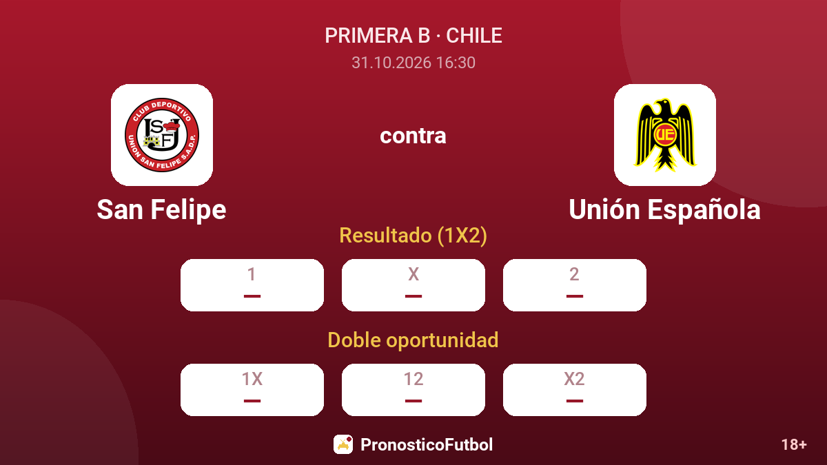 San Felipe - Unión Española — cuotas