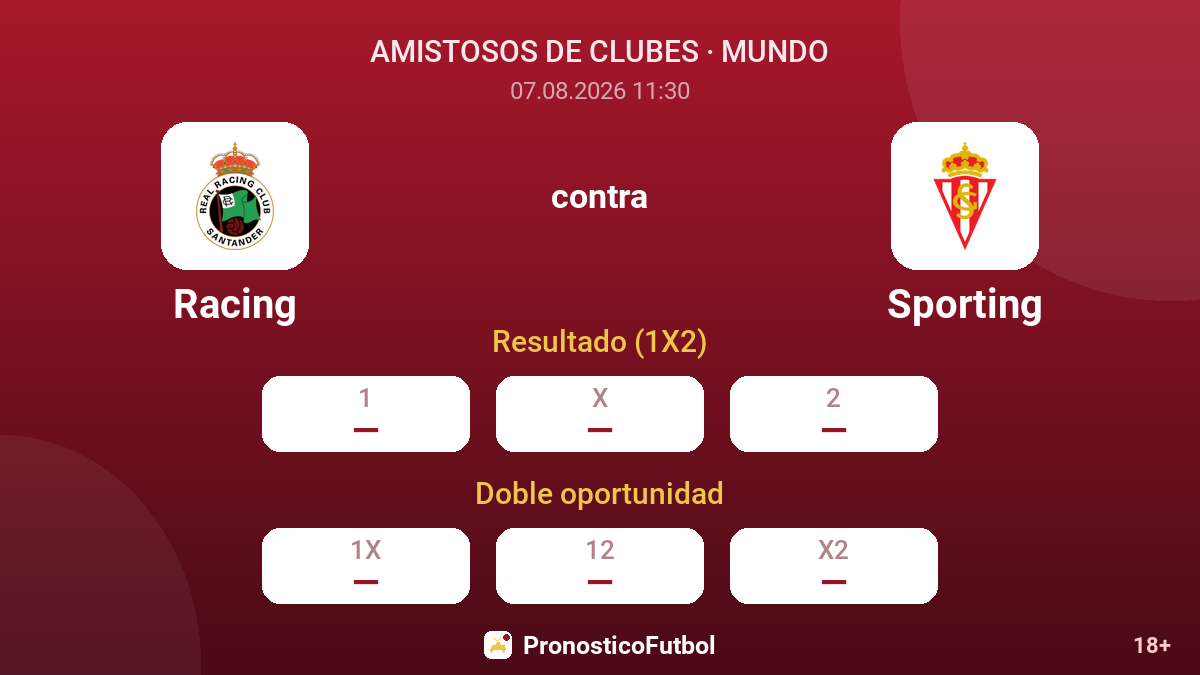 Racing - Sporting — cuotas