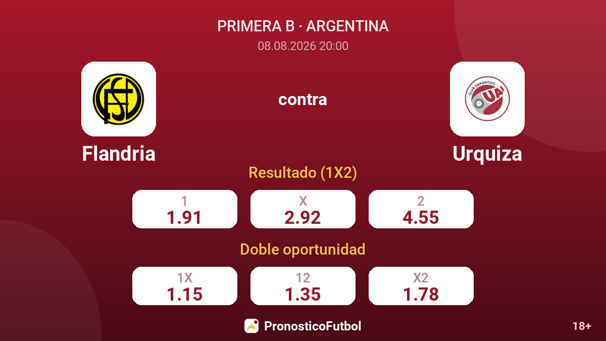Flandria - Urquiza — cuotas