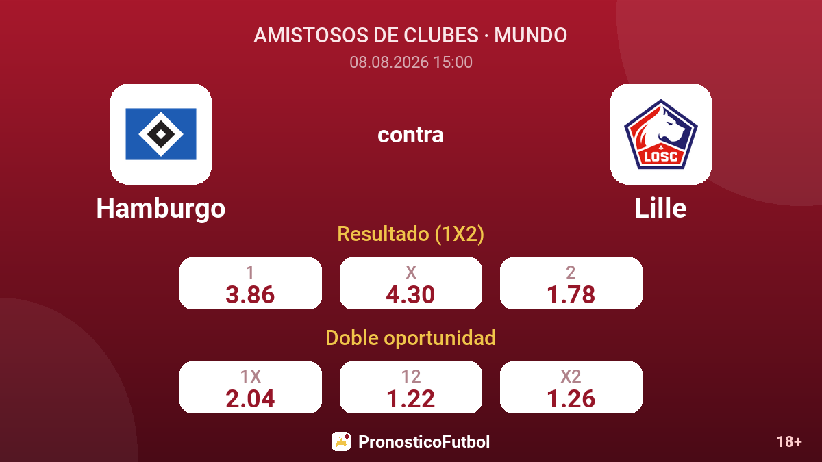 Hamburgo - Lille — cuotas
