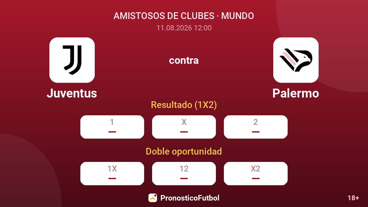 Juventus - Palermo — cuotas