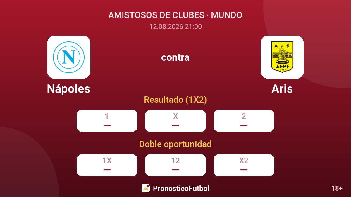 Nápoles - Aris — cuotas