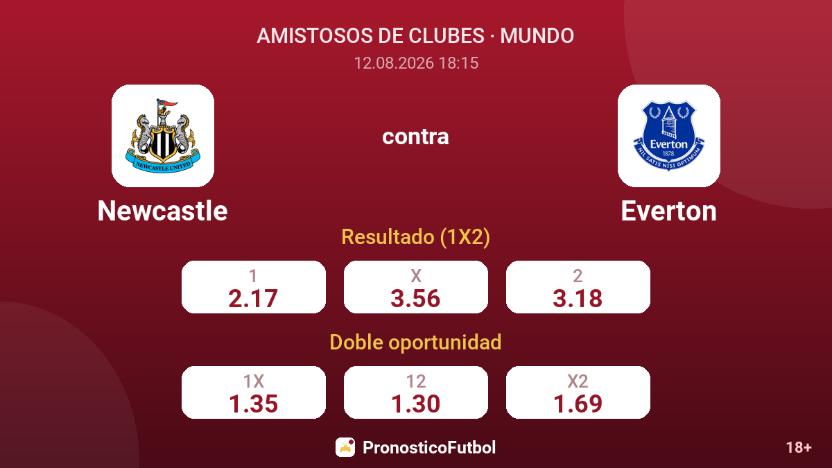Newcastle - Everton — cuotas