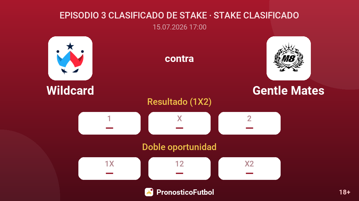 Wildcard contra Gentle Mates — cuotas