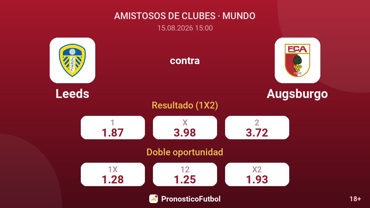 Leeds - Augsburgo — cuotas