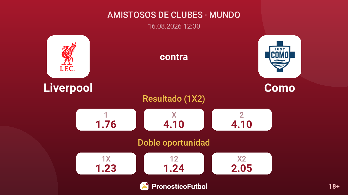 Liverpool - Como — cuotas