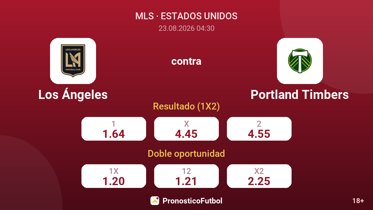 Los Ángeles - Portland Timbers — cuotas