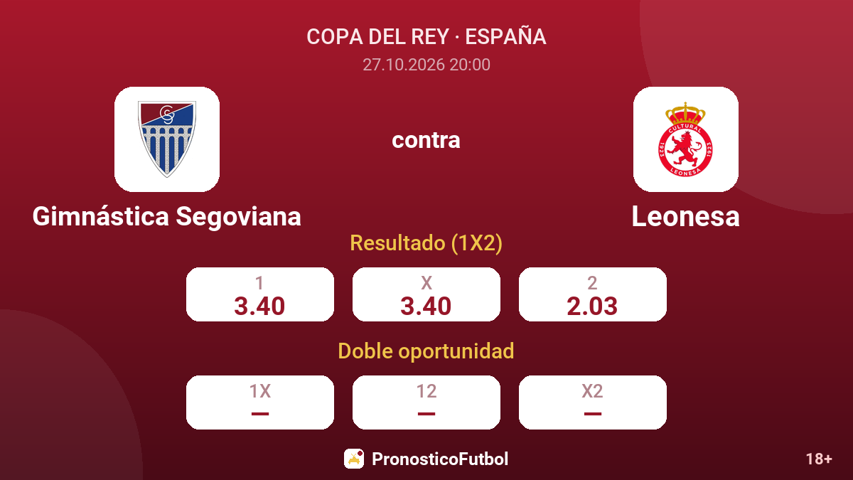 Gimnástica Segoviana - Leonesa — cuotas