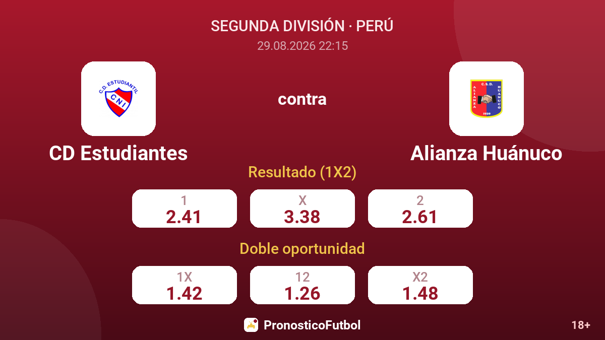 CD Estudiantes - Alianza Huánuco — cuotas