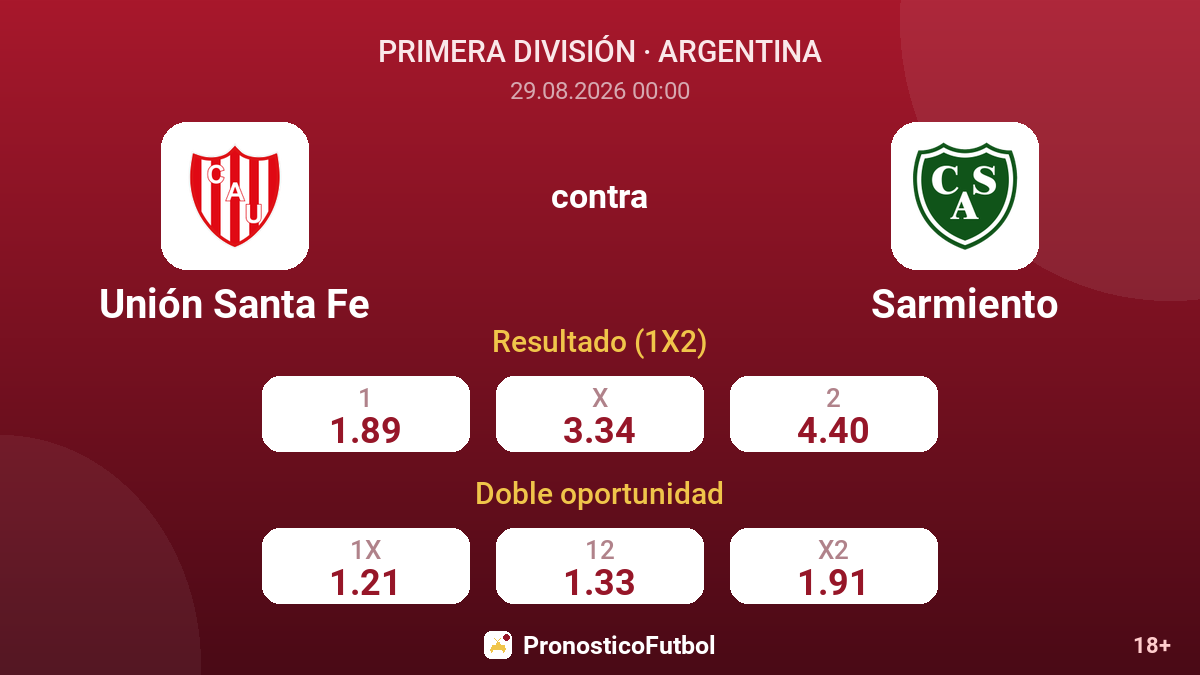 Unión Santa Fe - Sarmiento — cuotas